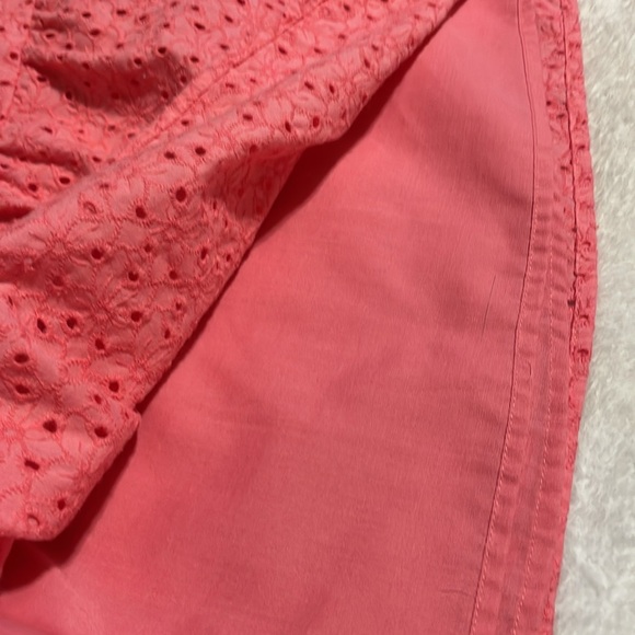 Time & Tru Pink Eyelet Ruffle Dress - Picture 10 of 11